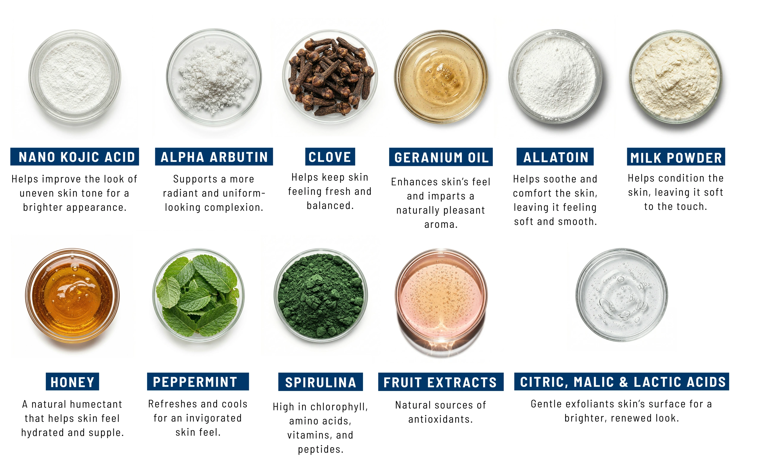 Detan cream texture and application on skin